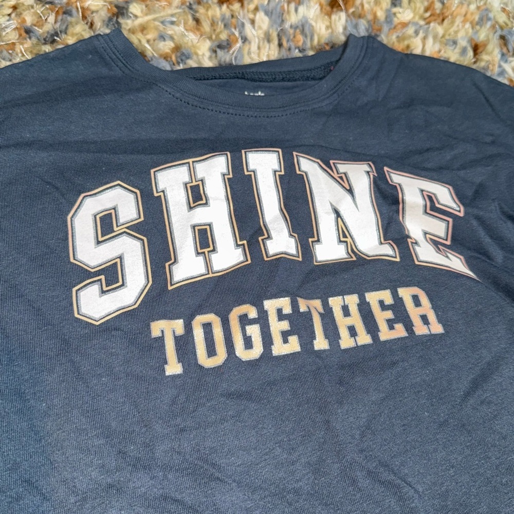Carter’s “Shine Together” Long Sleeve Tee – Size 8/8A NWT